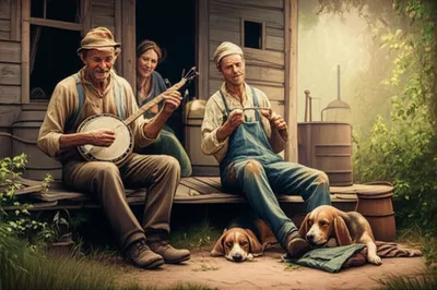 Illustration hillbillies - Image 1