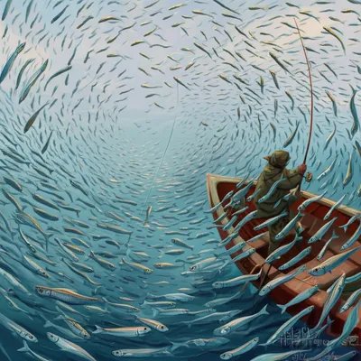 Illustration sardine - Image 1