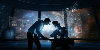 Illustration astronomer