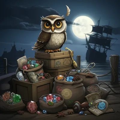 Illustration owl - Image 1