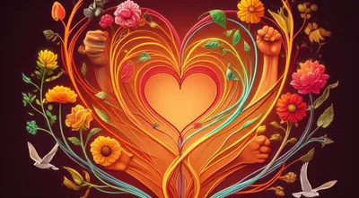 Illustration hearts - Image 1