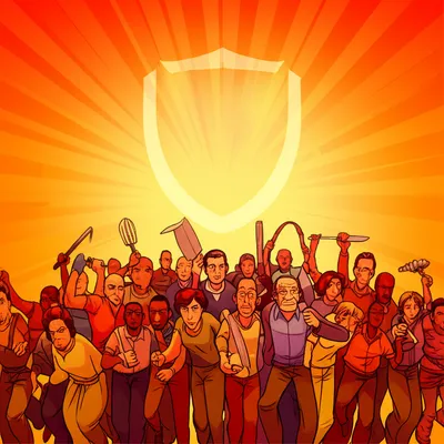 Illustration alarmed - Image 1