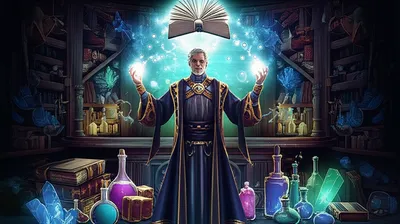 Illustration conjurer