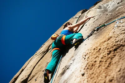 Illustration rockclimbing