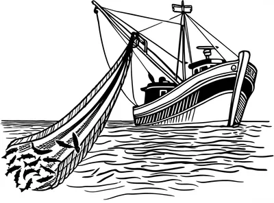 Illustration trawler - Image 1