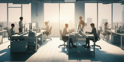 Illustration bureaux - Image 1