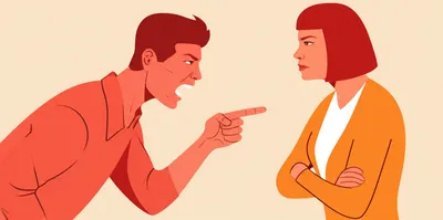 Illustration quarreling