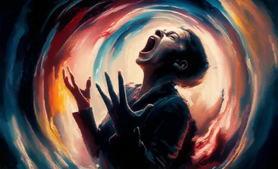 Illustration screaming