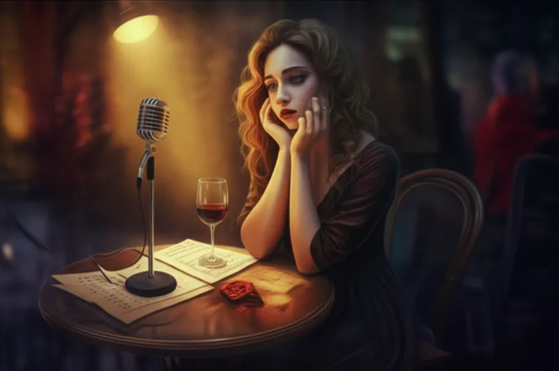 Illustration visuelle du mot « chanson » - Chanson, chanson française