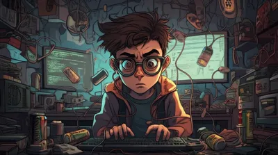 Illustration geeks - Image 1