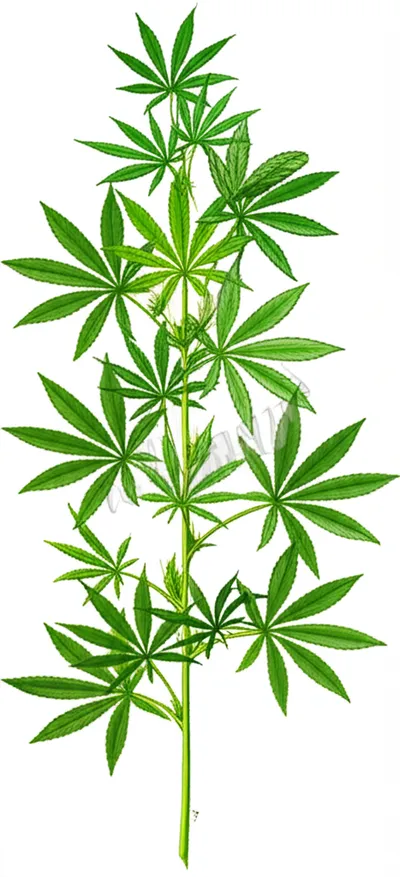 Illustration sativa - Image 2