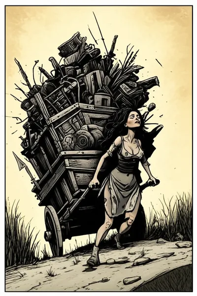 Illustration waggon - Image 1