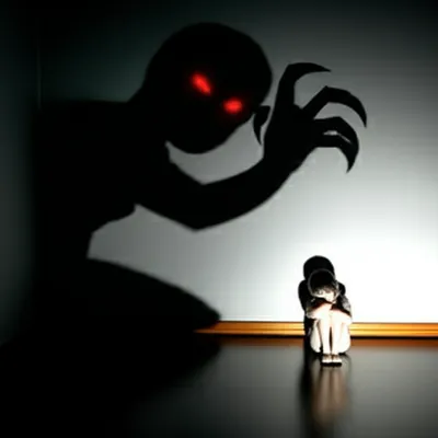 Illustration cowered - Image 1