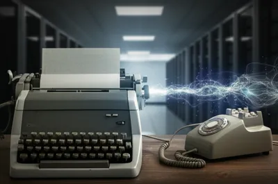 Illustration teleprinter