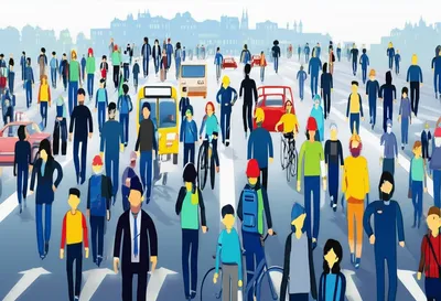 Illustration commuting - Image 1