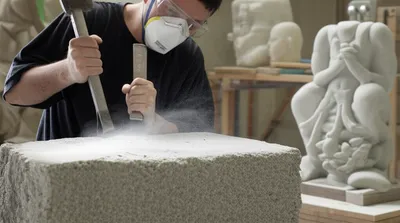 Illustration stonemason