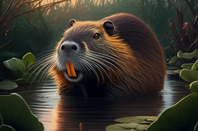 Illustration coypu