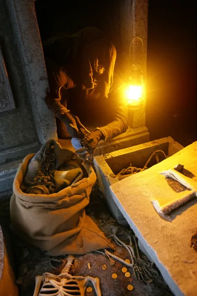 Illustration graverobber