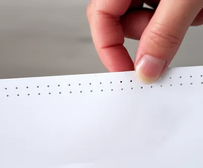 Illustration perforated - Image 1