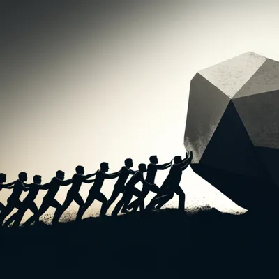 Illustration pushing - Image 1