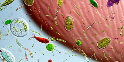 Illustration microscopic