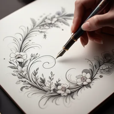 Illustration flourished - Image 1