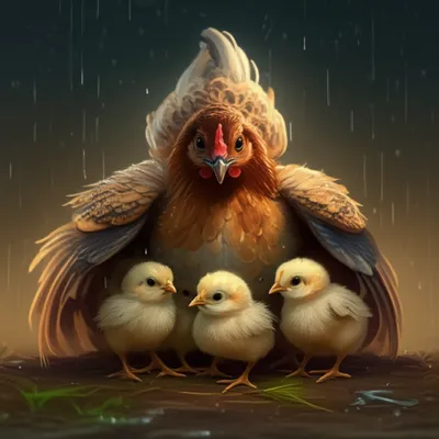 Illustration hen - Image 1