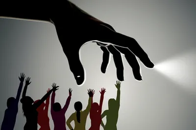 Illustration oppressed