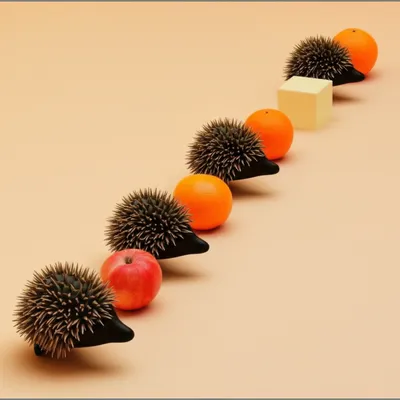 Illustration hedgehogs - Image 1