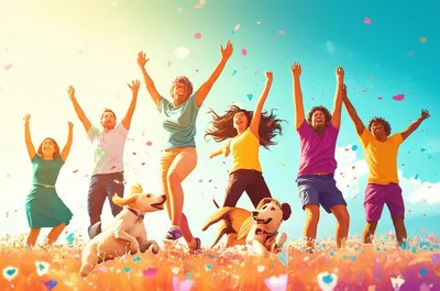 Illustration rejoiced