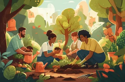 Illustration greeners - Image 1