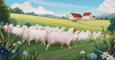 Illustration sheepdog - Image 1