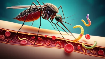 Illustration trypanosomes