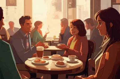 Illustration klatsches