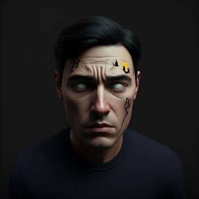 Illustration worry - Image 1