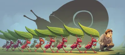 Illustration sluggard - Image 1