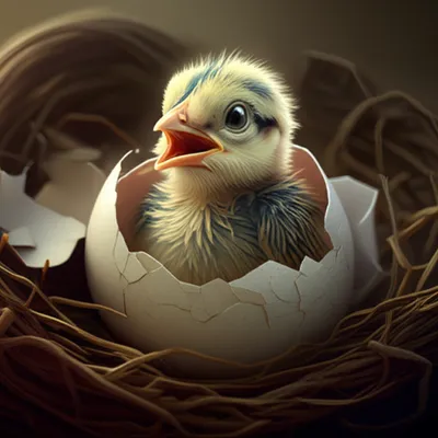 Illustration hatchling