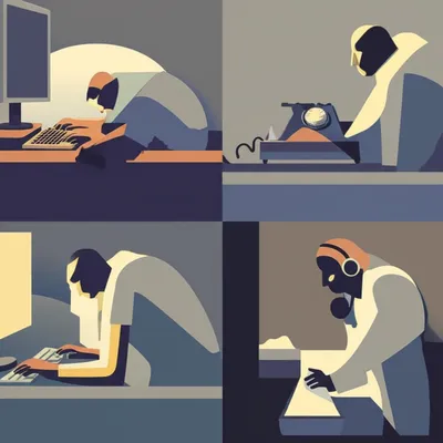 Illustration monkeys - Image 1