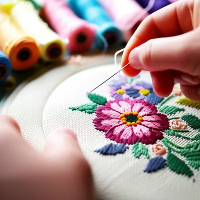 Illustration embroidering