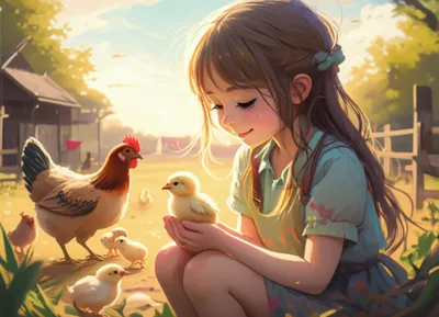 Illustration hen - Image 1