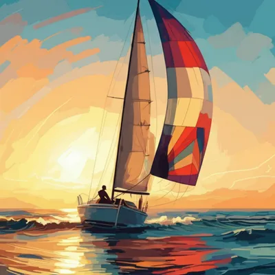 Illustration gybing - Image 1