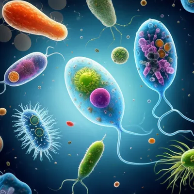 Illustration protozoa