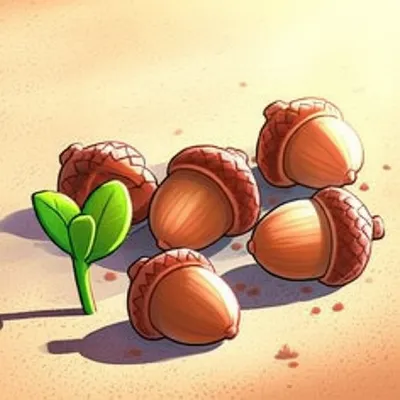 Illustration acorns - Image 2