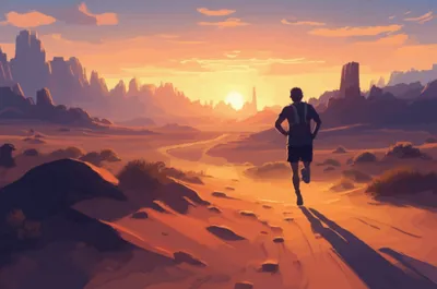 Illustration ultramarathons