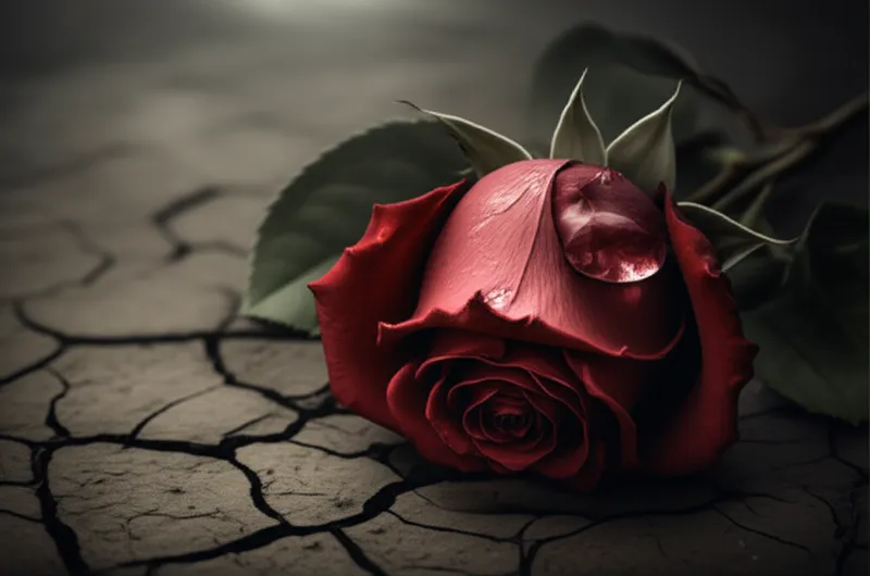 Illustration visuelle du mot « carefully » - Tristement, avec tristesse