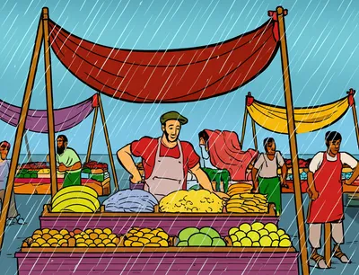 Illustration stalls - Image 1