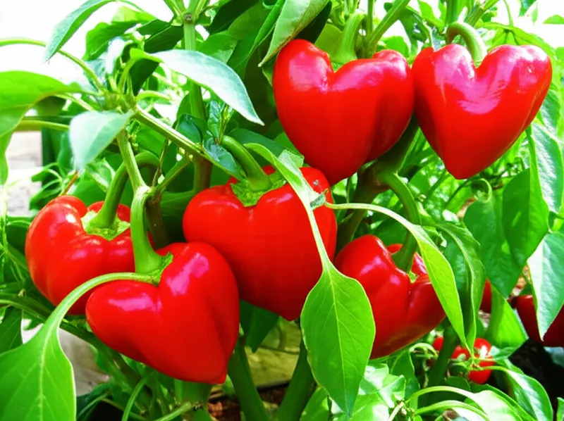 Ilustración visual de pimientos: El árbol en el que crece - Imagen 1