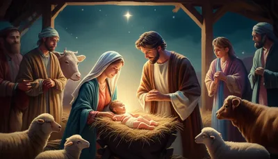 Illustration nativity - Image 1