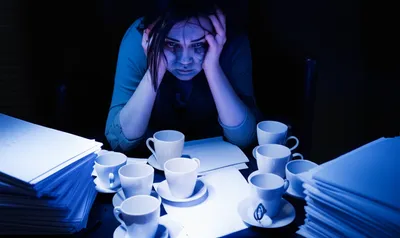 Illustration exhausted - Image 1