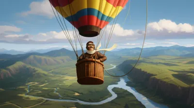 Illustration aerialist - Image 1